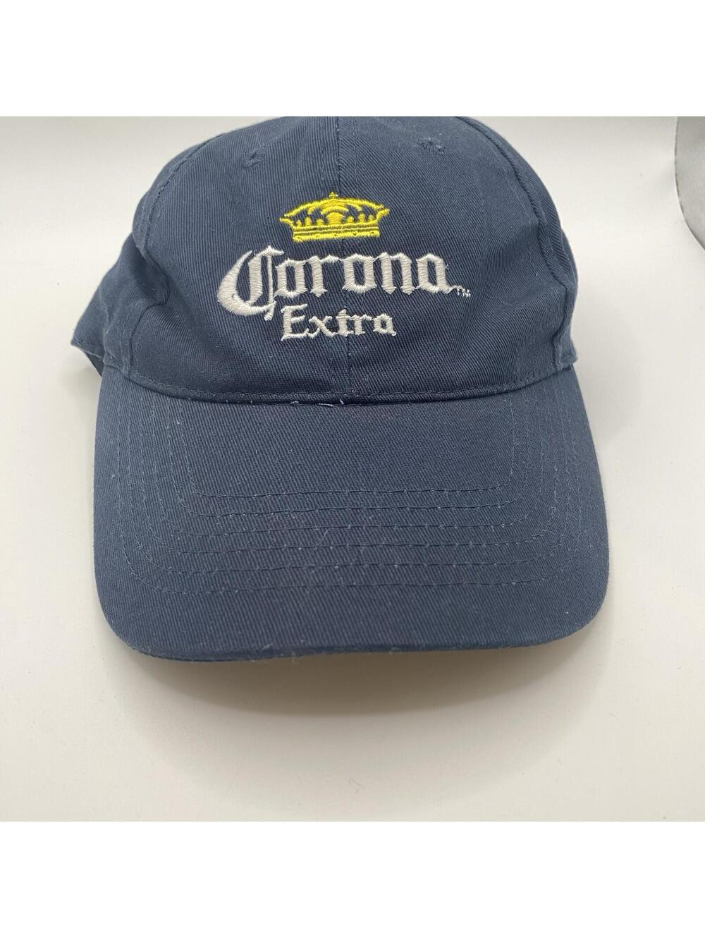 Corona Extra Beer Hat Cap Strap Back Adult One Size Blue